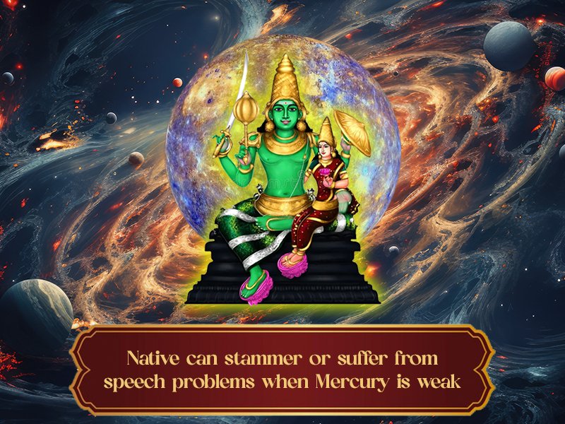 Native can stammer or suffer from speech problems when Mercury is weak